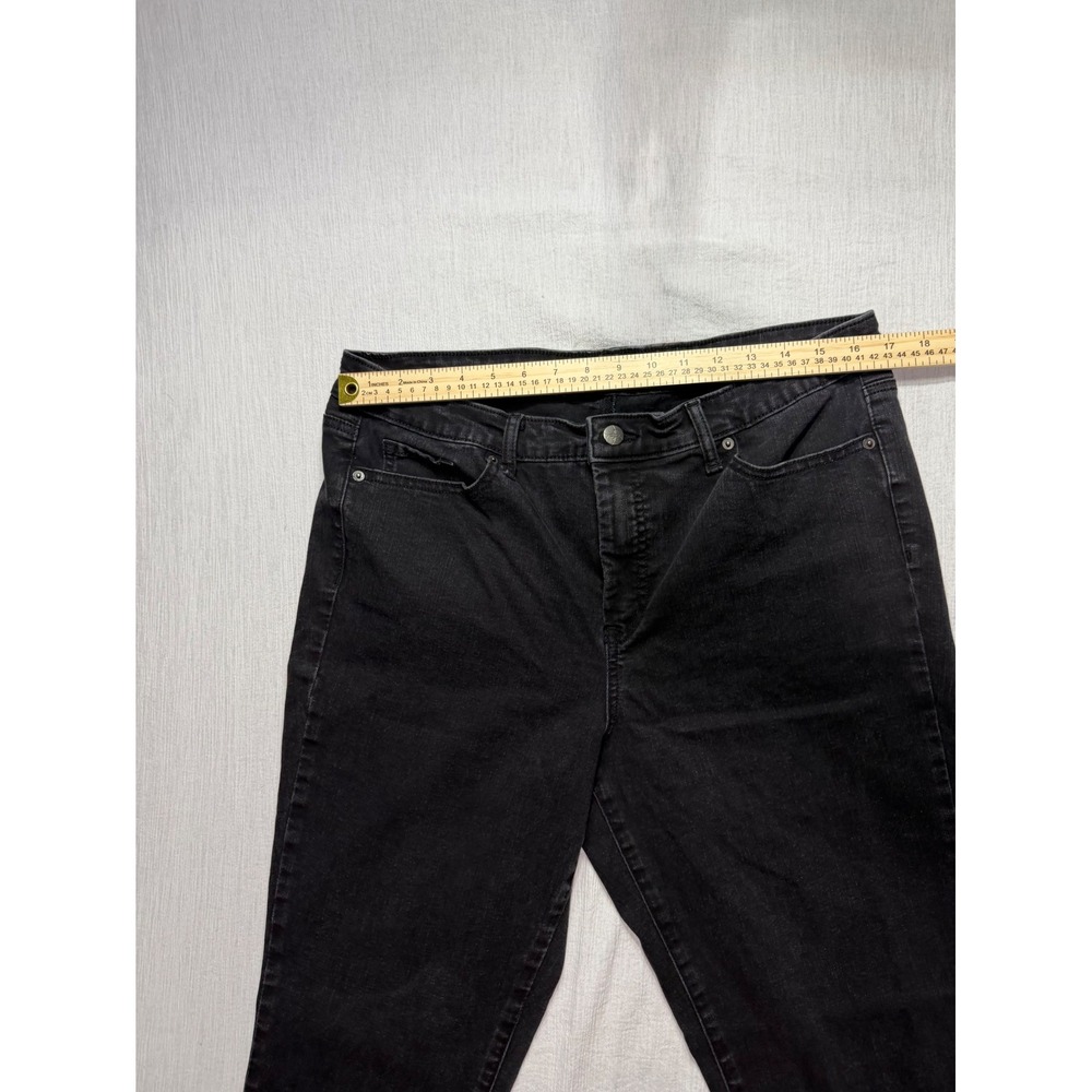 Jessica Simpson Womens Size 14 Black Skinny Jeans High Rise Stretch Denim Pants - Picture 5 of 11